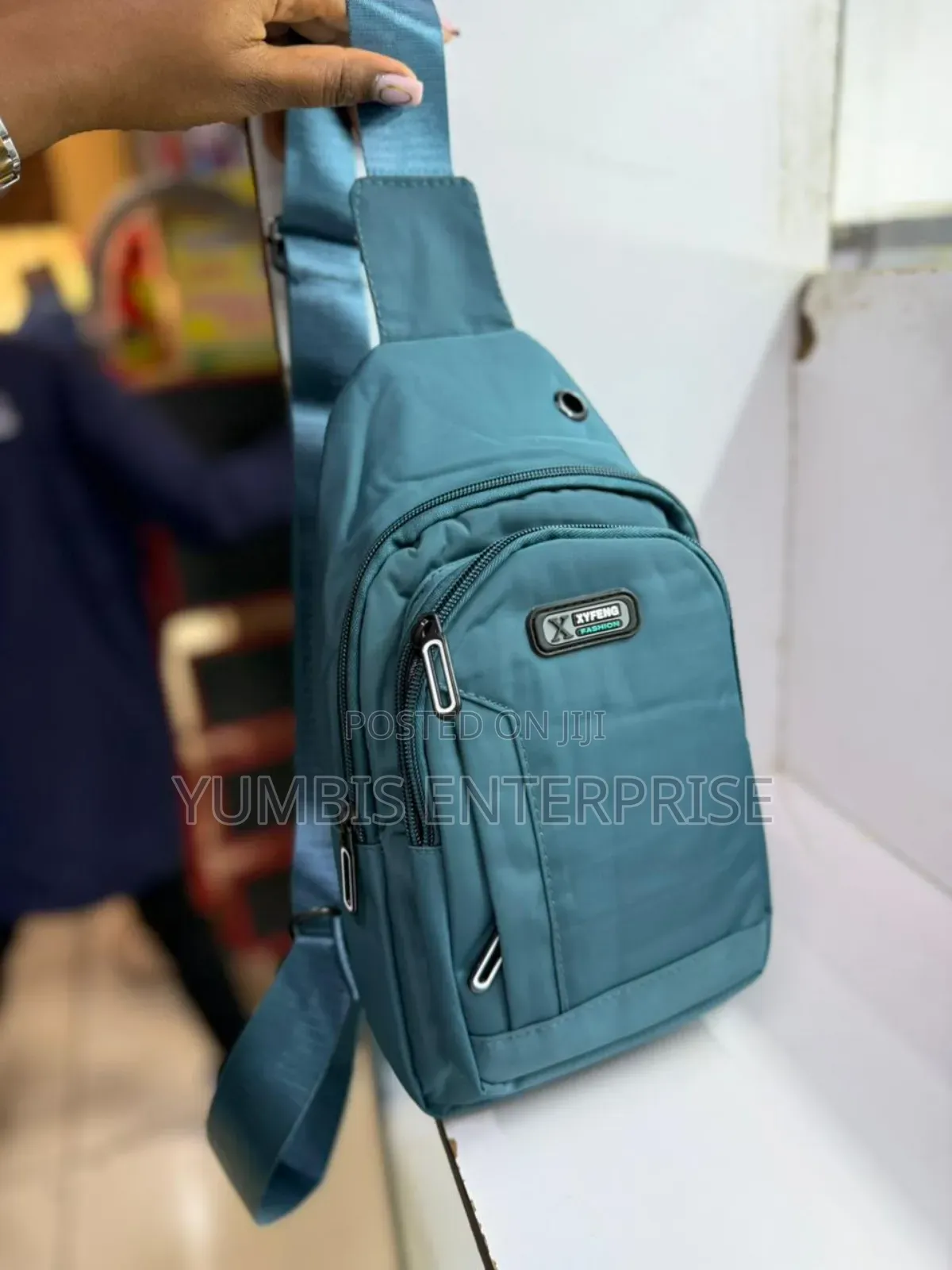 Green Unisex Quality Crossbody Chest Bags