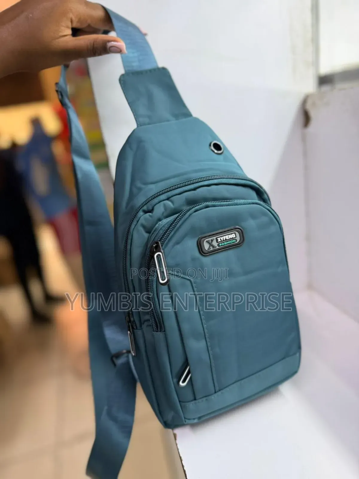 Green Unisex Quality Crossbody Chest Bags