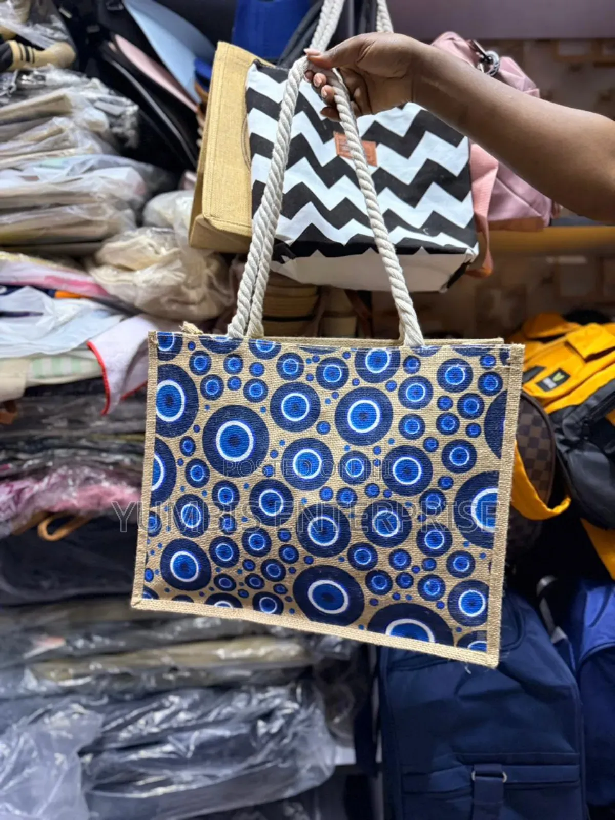 Beach Colorful Jute Bags