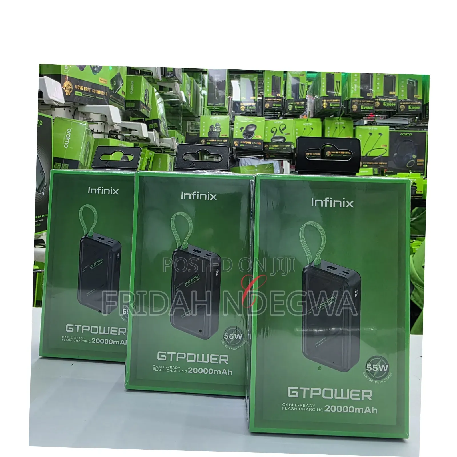 Infinix Gtpower *55w* Xp20gt 20000mah Flash Power Bank