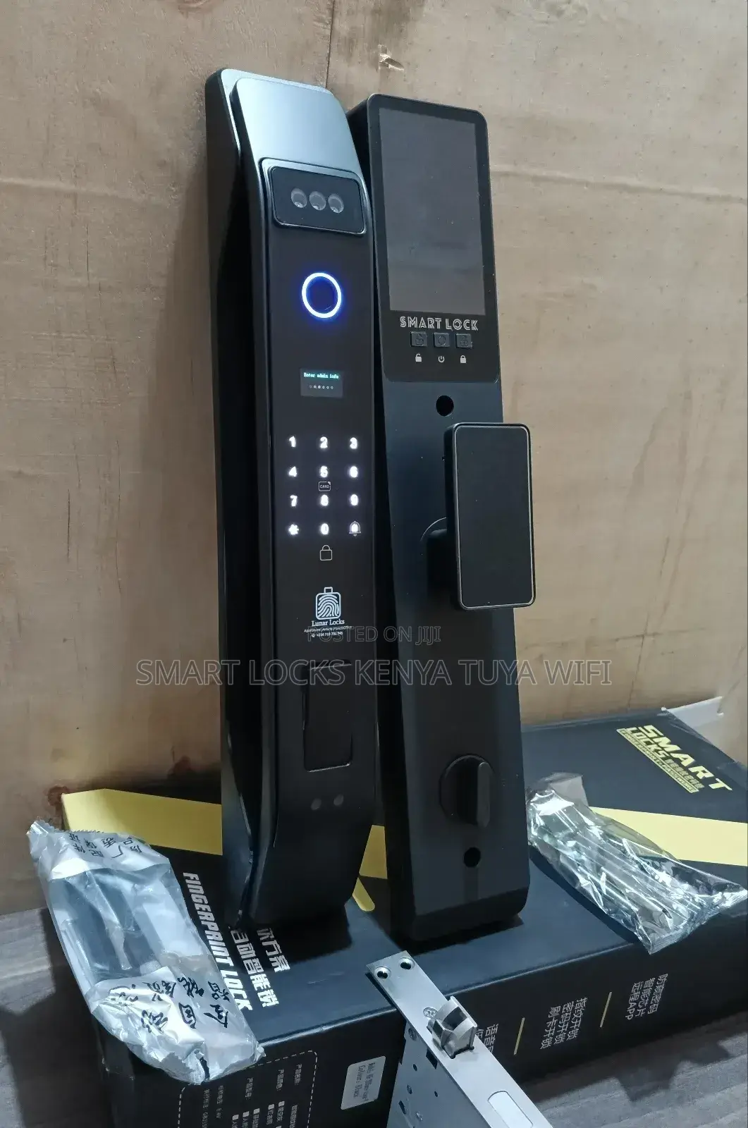 Tuya Wifi Smart Keyless Door Lock With Camera Vedio Intercom