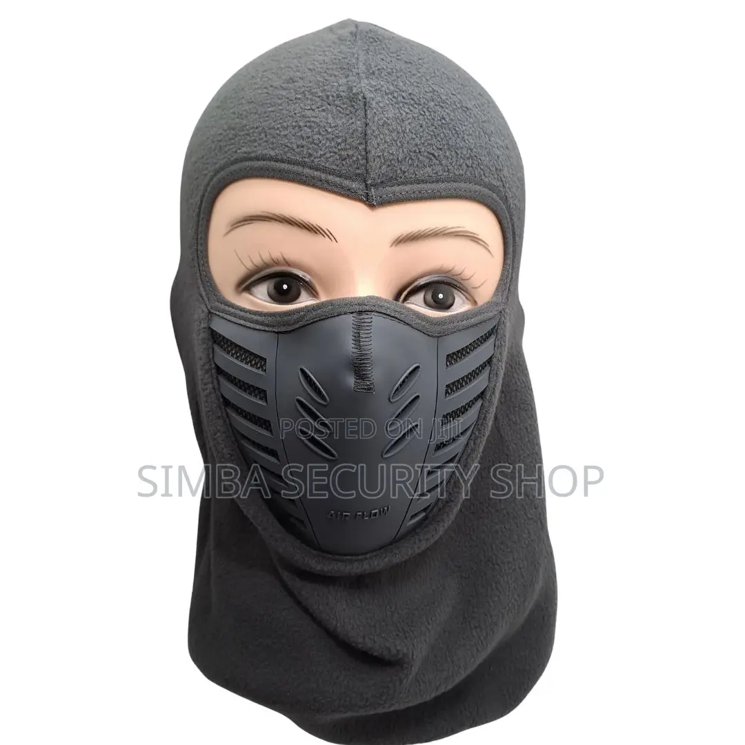 Airflow Full Face Balaclava With Air Purifier Ski Mask Motorbike Fm9