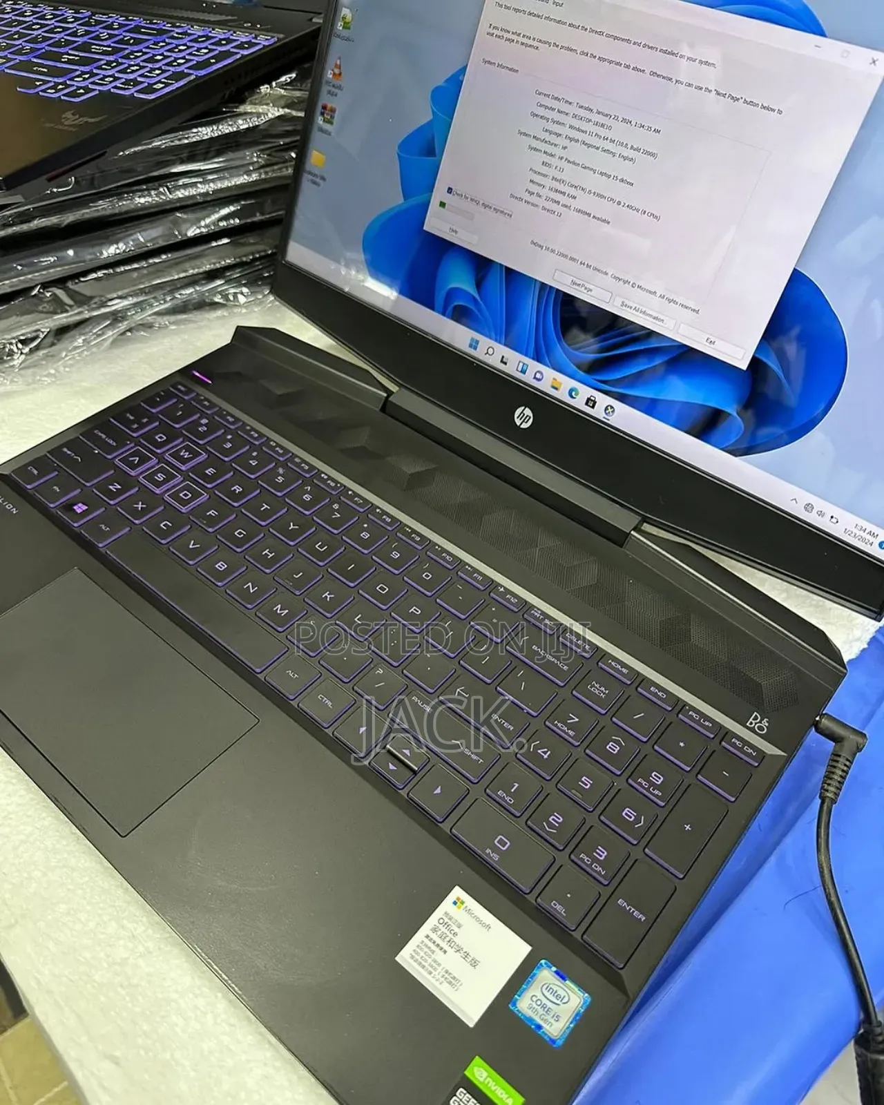 HP Pavilion Gaming Laptop 15-Dk2xxx 16GB Intel Core I5 HDD+SSD 256GB