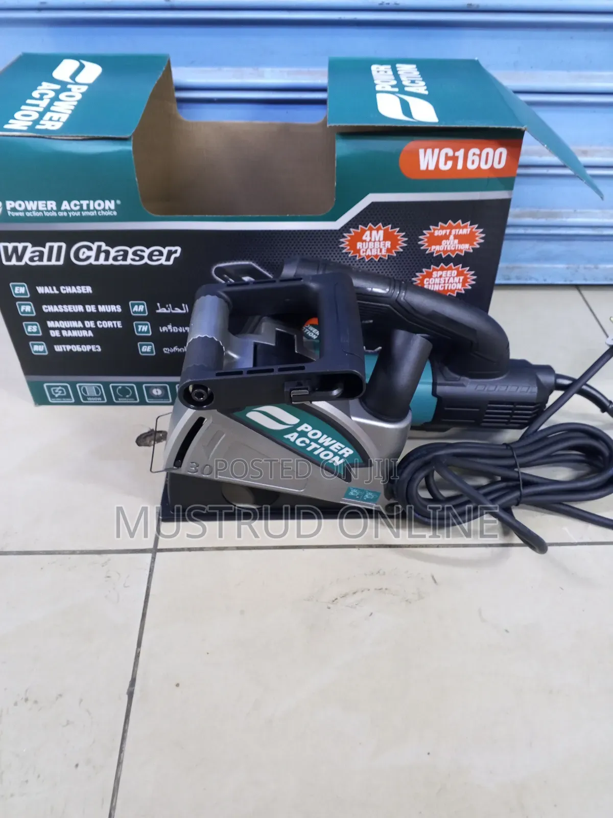 Power Action Wall Chaser Machine