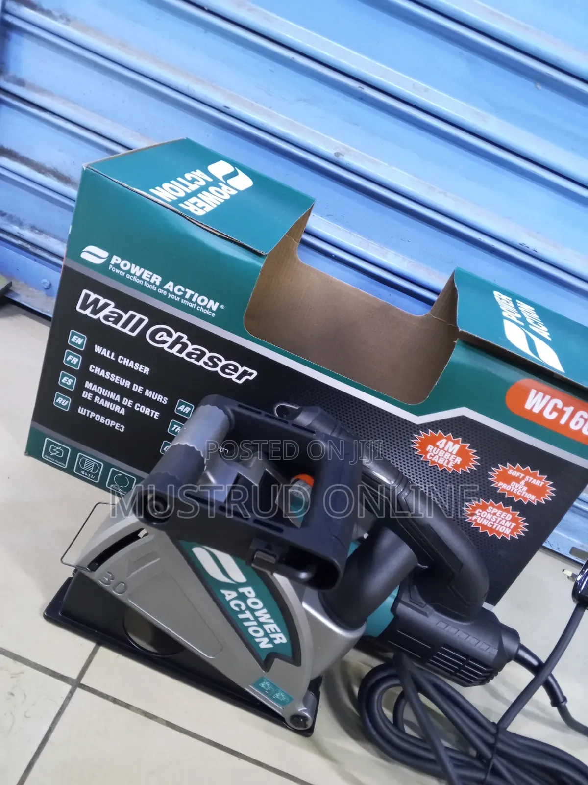 Power Action Wall Chaser Machine