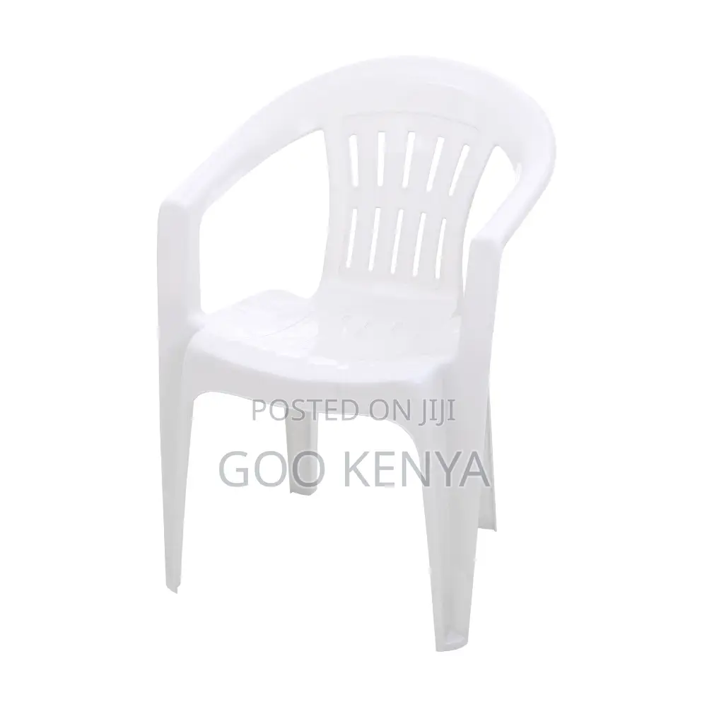 Home Chair; All-Weather Plastic Armchair for Outdoor Spaces