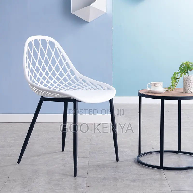 Home Chair; Multipurpose Outdoor Plastic Armless Chair