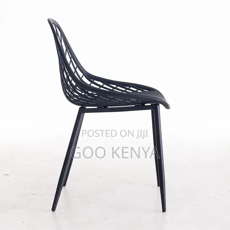Home Chair; Multipurpose Outdoor Plastic Armless Chair