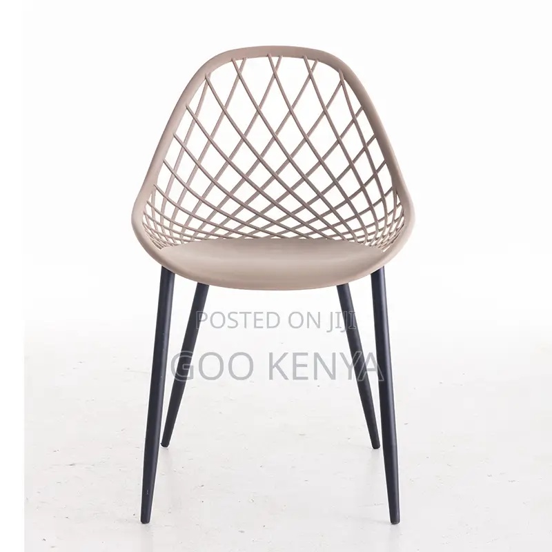 Home Chair; Multipurpose Outdoor Plastic Armless Chair