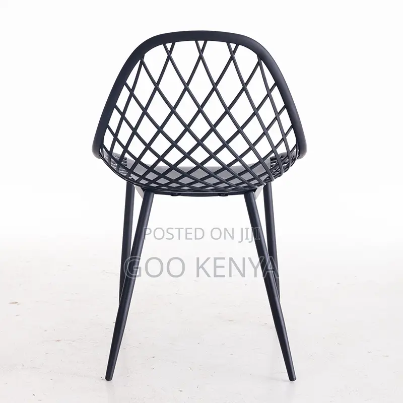 Home Chair; Multipurpose Outdoor Plastic Armless Chair