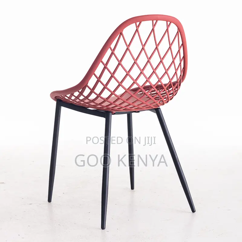 Home Chair; Multipurpose Outdoor Plastic Armless Chair