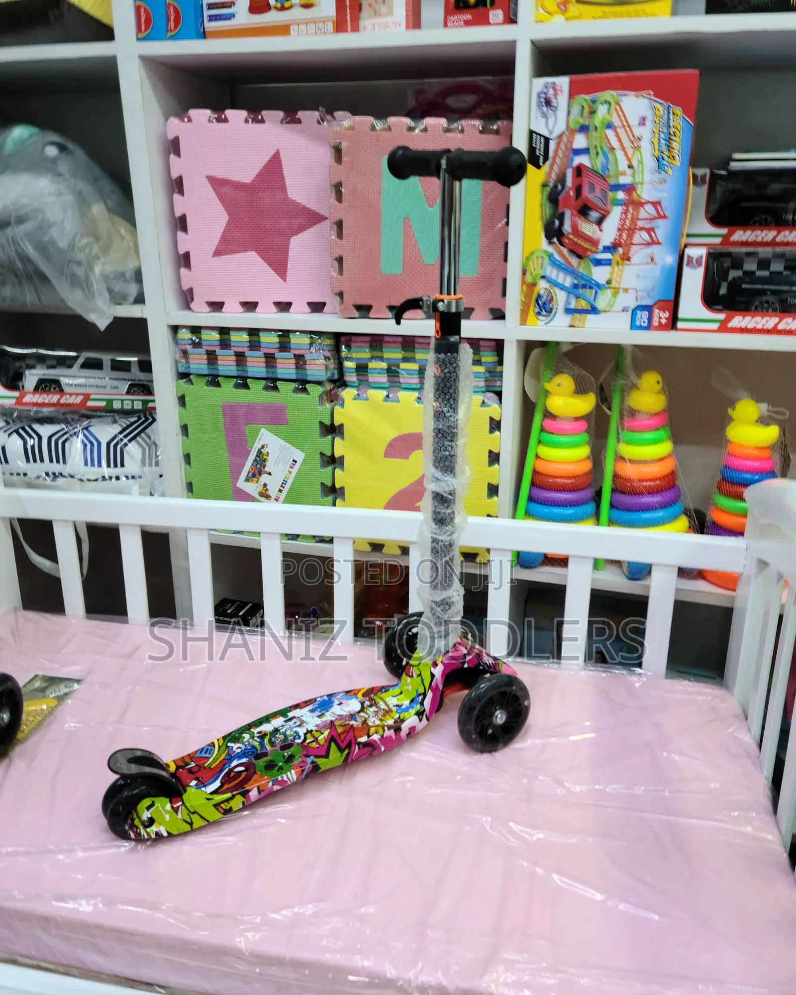 Kids Outdoor Scooter / Adjustable 3-Wheel Scooter With Led Light