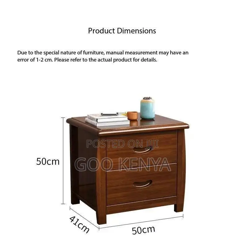Home Cabinet; Oak Wood Modern Bedroom Night Table