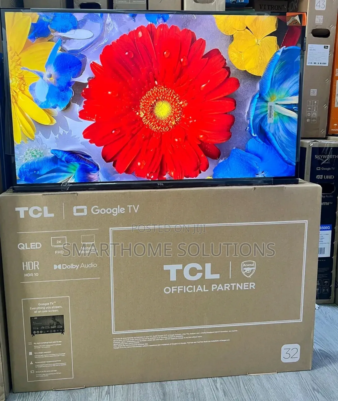 Tcl 32" Smart Google Qled Tv – Smart, Sleek Stunning!