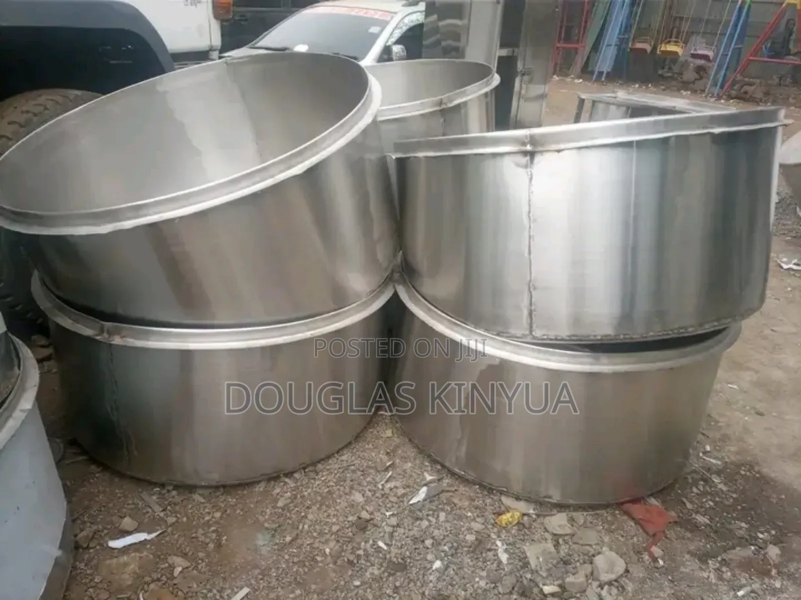 Stainless Steel Commercial Sufuria 100ltrs