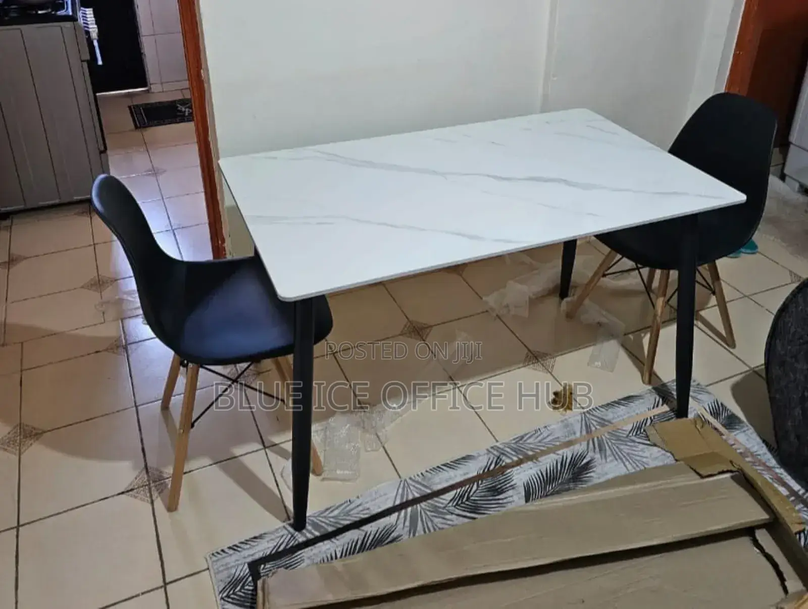 Marble Top Table and Chairs