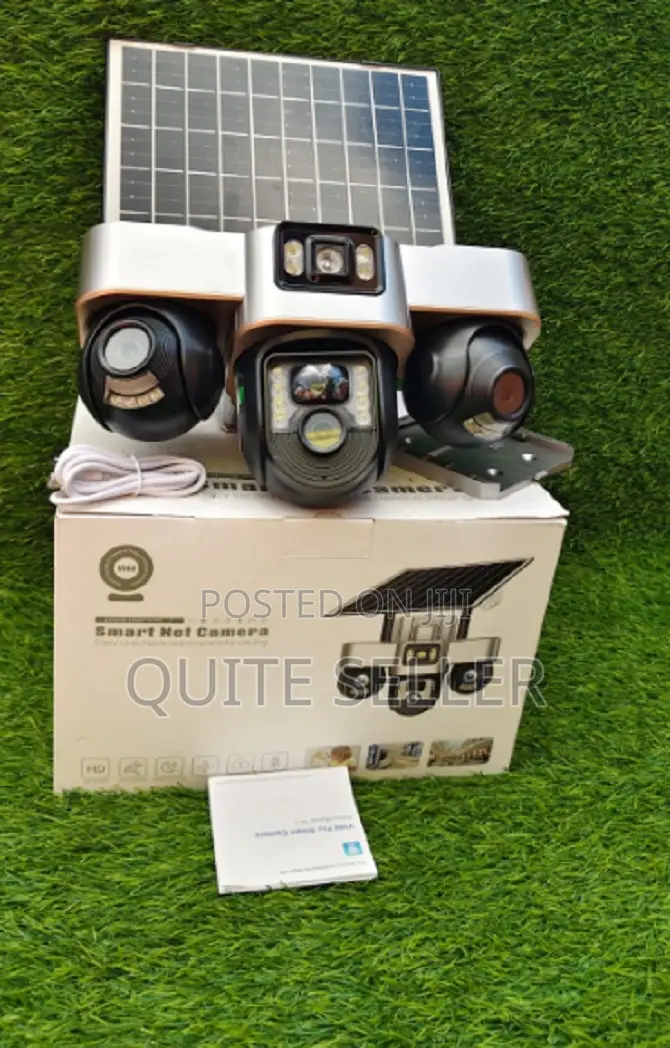 Triple Lens 4g Solar PTZ Camera Reliable Off-Grid Use