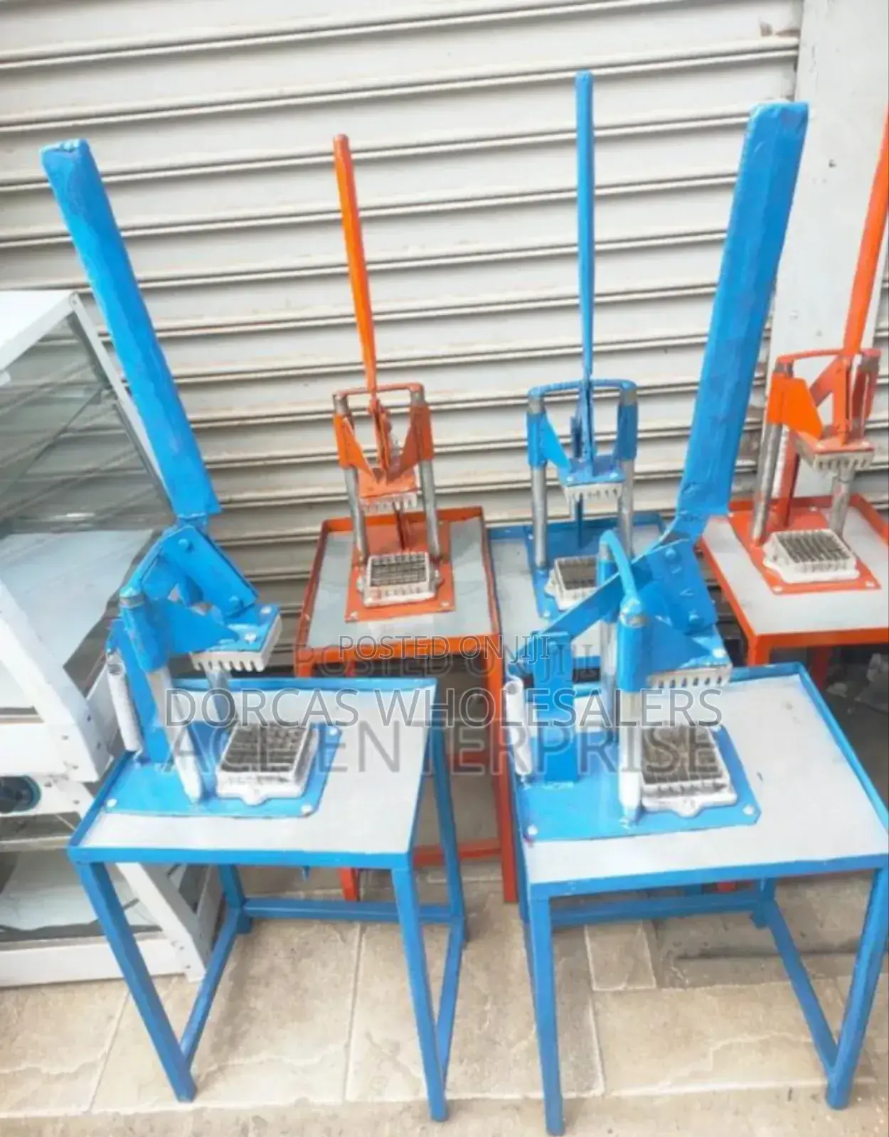 Colour Blue- Cm1 Commercial Chips Cutter