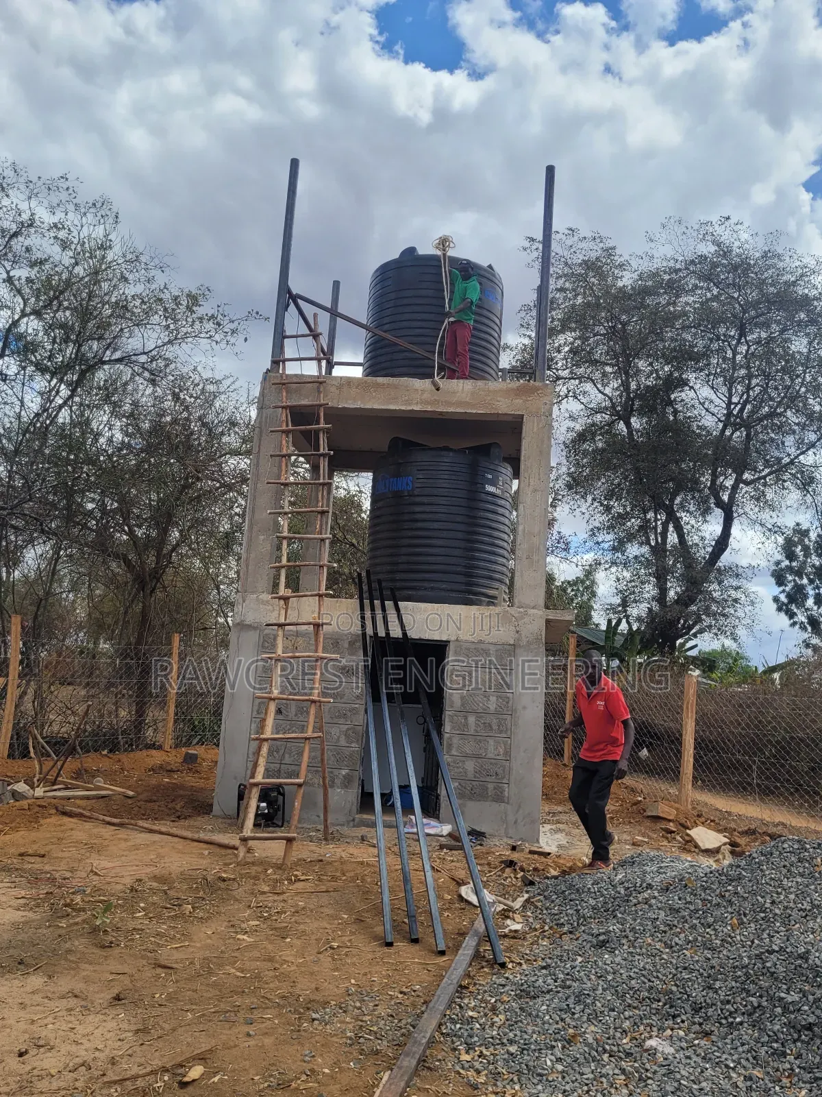 Water Tank Platform And Solar Structure
