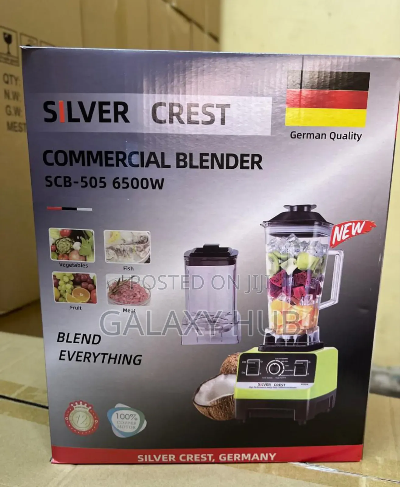 6500 Watts Silver Crest Commercial Blender