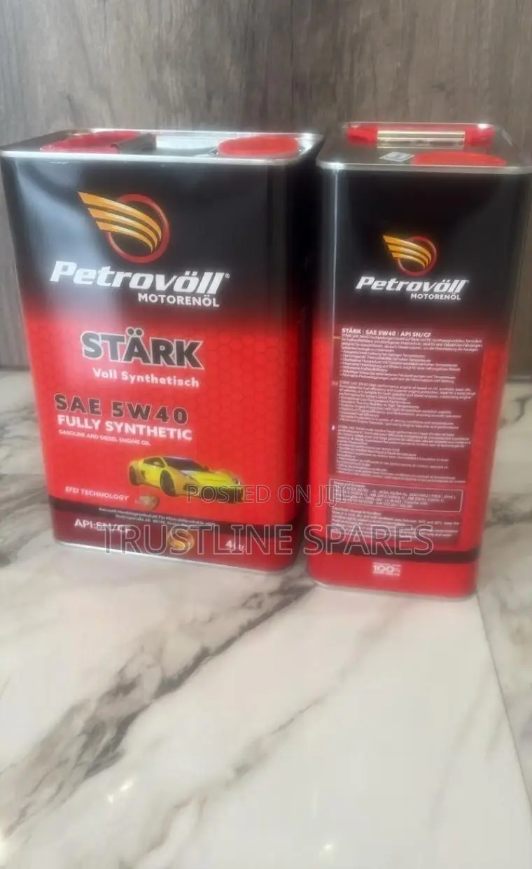 Fully Synthetic Engine Oil 5w40 For Vw, Audi, Bmw Volvo In Kenya