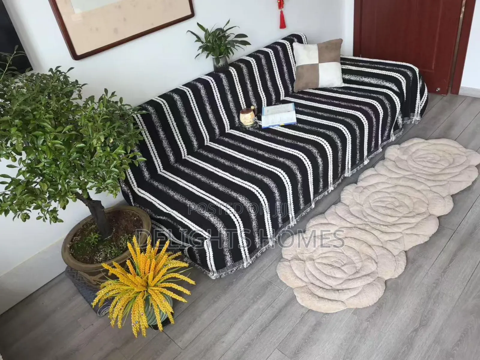 Reversible Chenille Cotton Sofa Covers