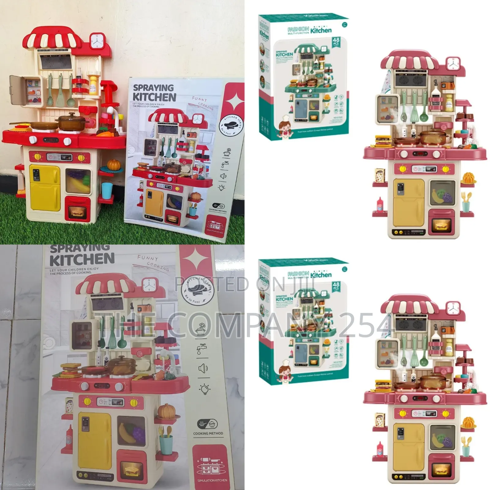 *Spraying Kitchen Set*
 48 PCS 
 Battery  Ope Rated 
 