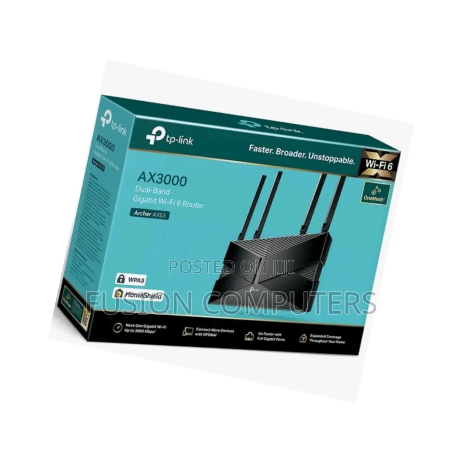 Tp-Link Ax3000 Wireless Dual Band Gigabit Wi-Fi 6 Rounter