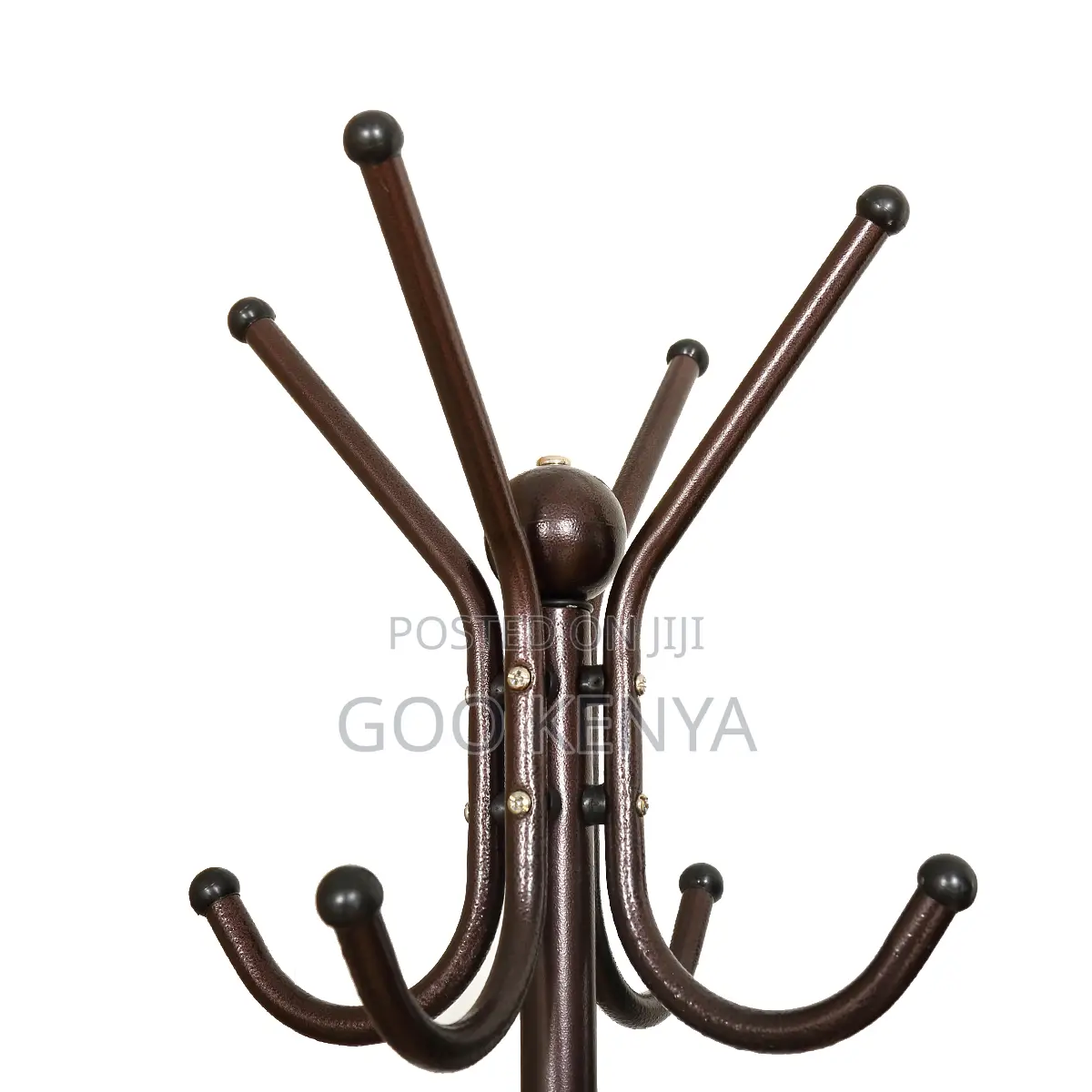 Home/Office Hanger; Multi-Hook Metal Coat and Hat Rack