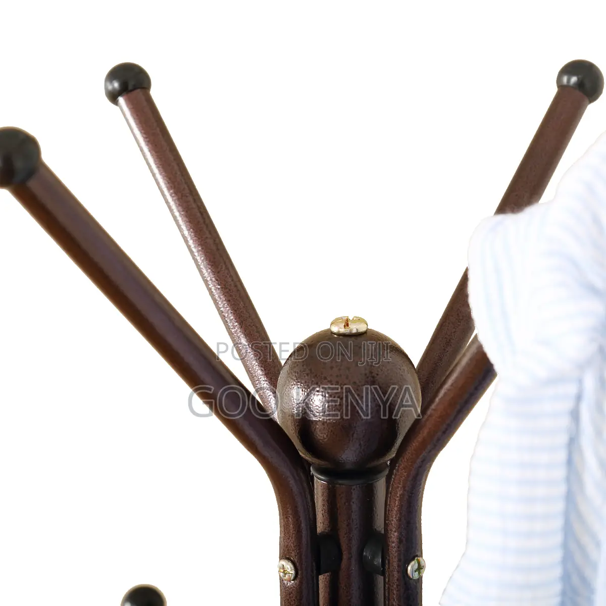 Home/Office Hanger; Multi-Hook Metal Coat and Hat Rack
