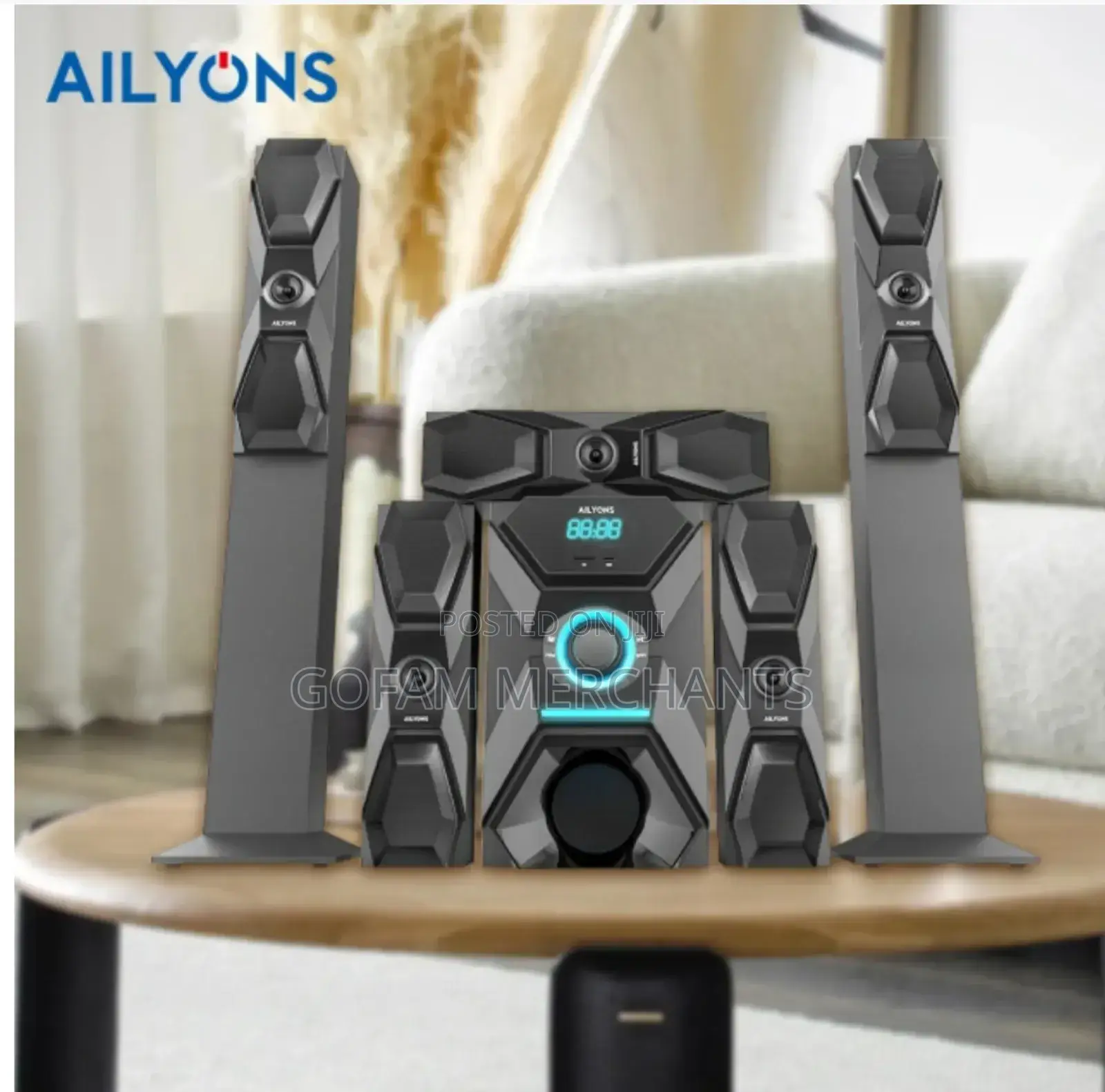Ailyons Elp5901k 5.1ch Home Theater Speaker Sound System