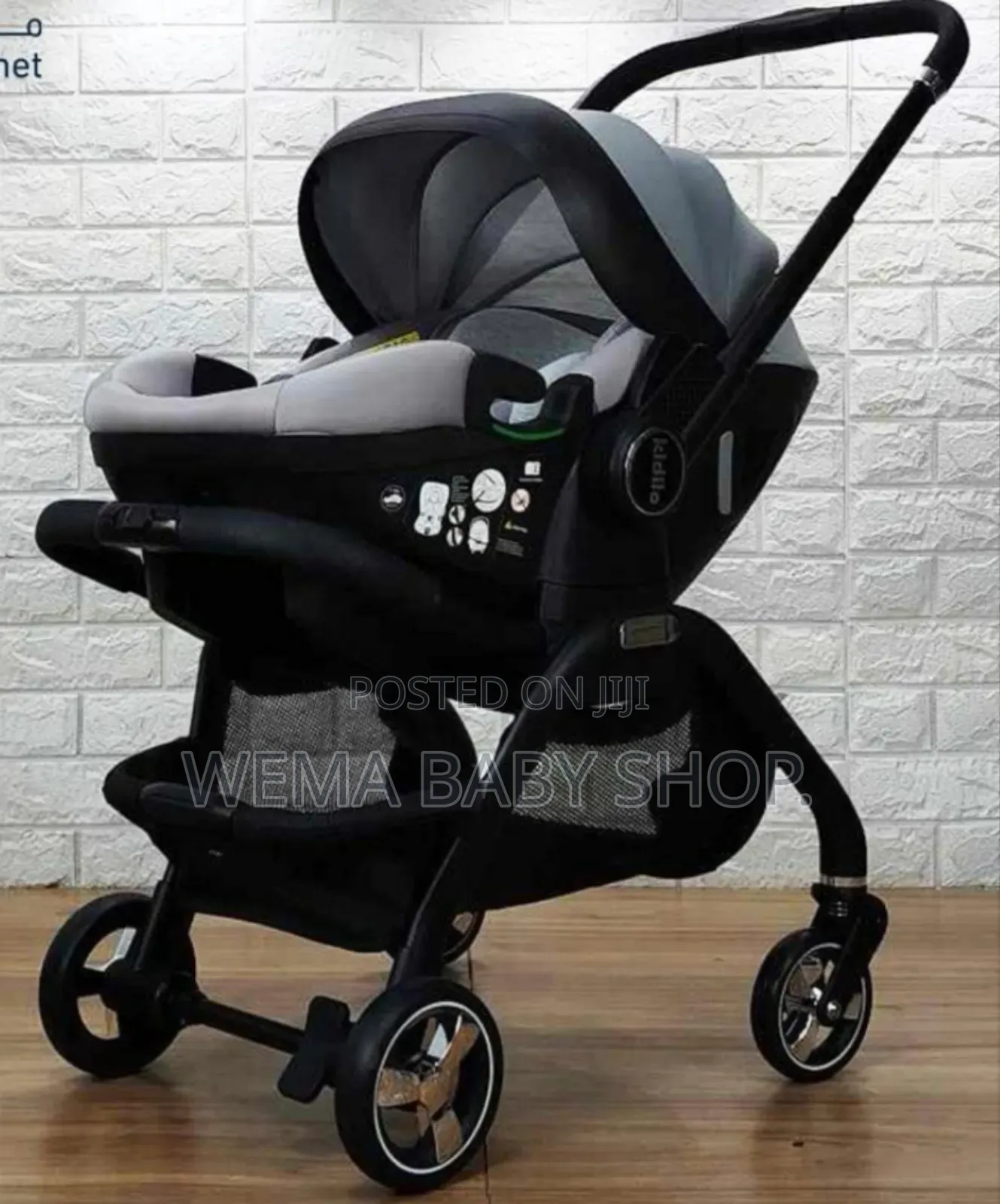 Kidilo 3-in-1 Baby Stroller.