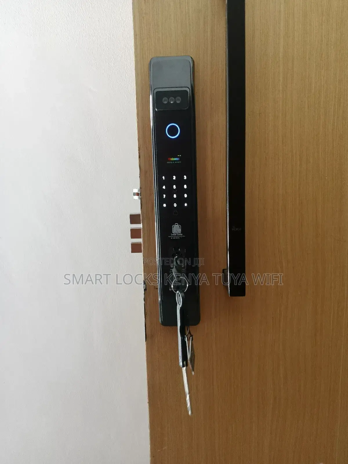 Tuya Smart He Door Lock Antitheft 3d Face Password Cards Fingerprints