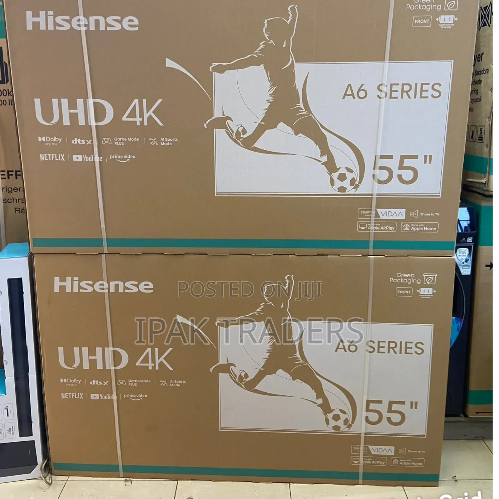 Hisense 55 Inch Smart Uhd Frameless 55a6nken