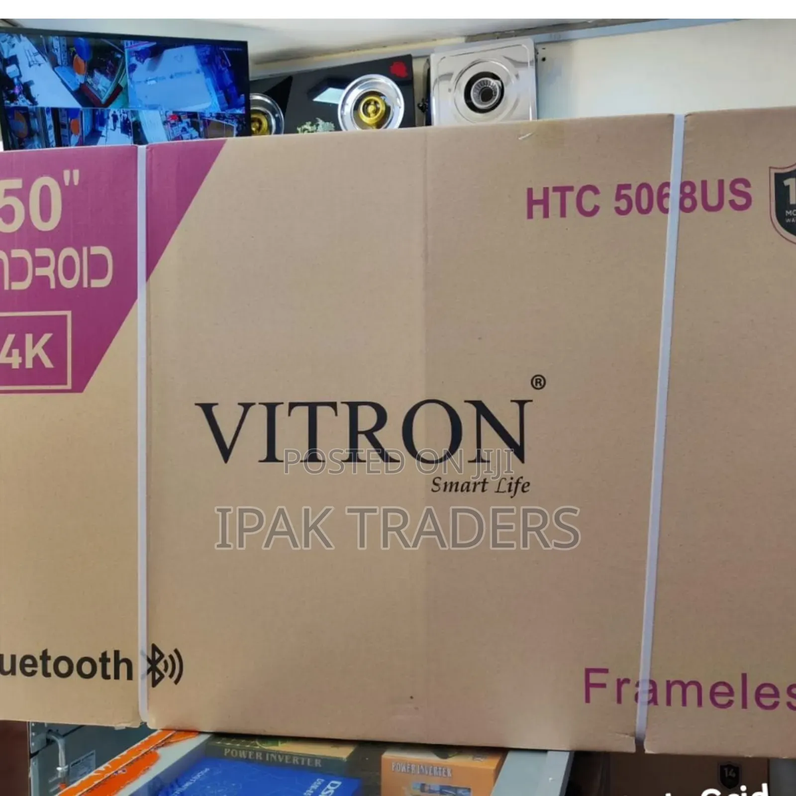 Vitron 50′′ Htc5068us Smart Android Led Tv – New Model 2025