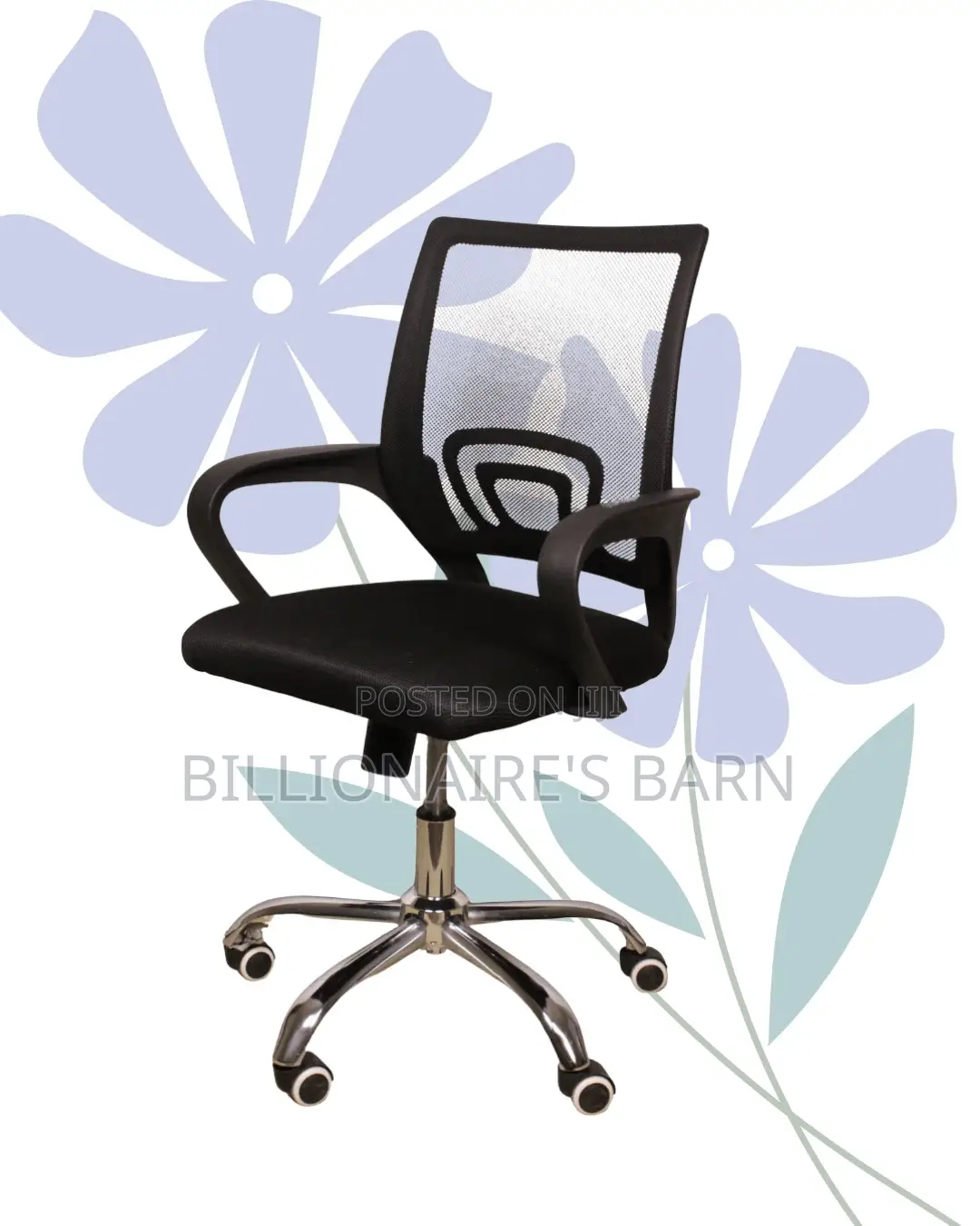 Secretarial Mesh Office Chair (Breathable) — Price Drop Today