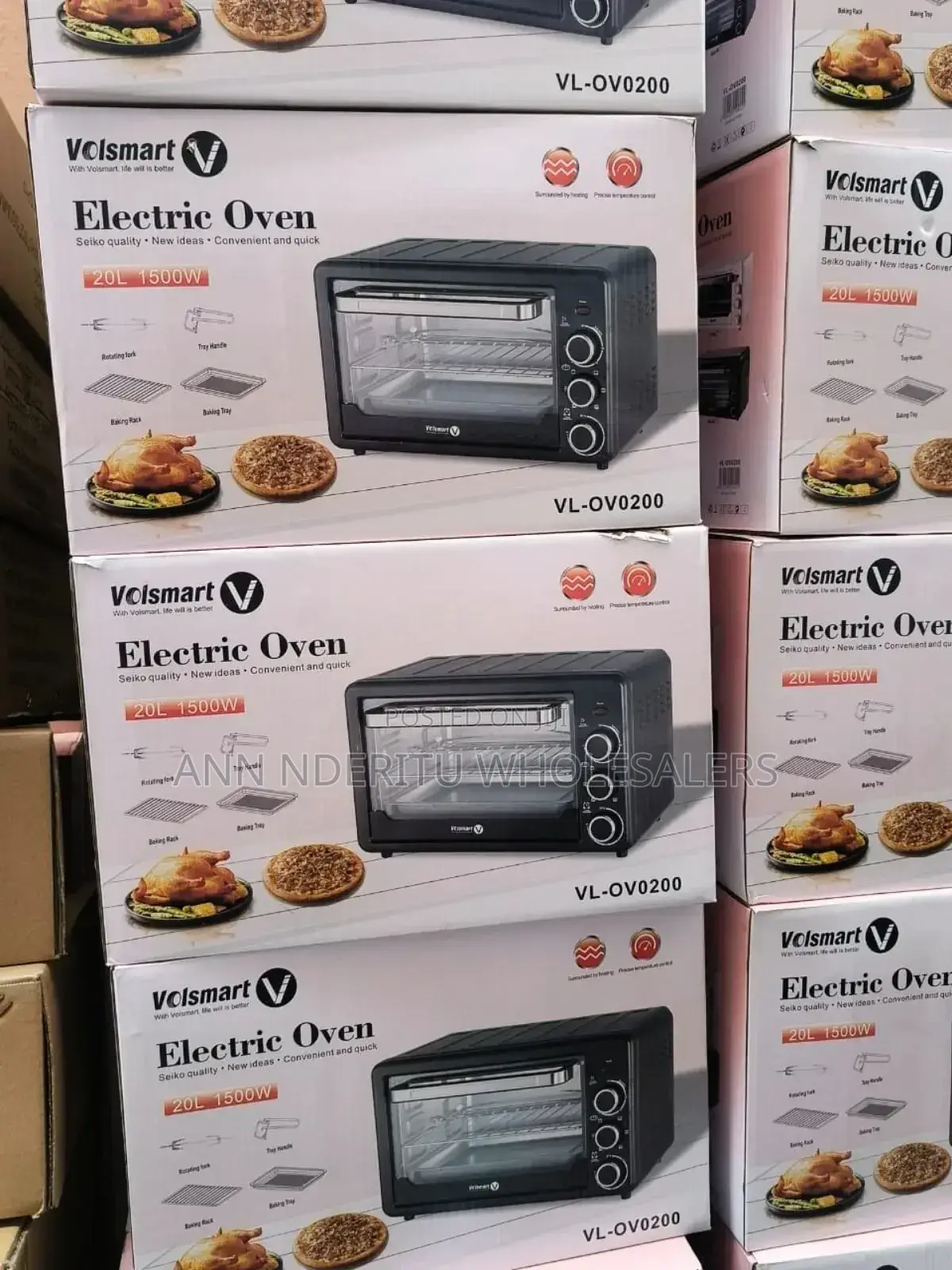 1280watts - Nunix 20l Oven