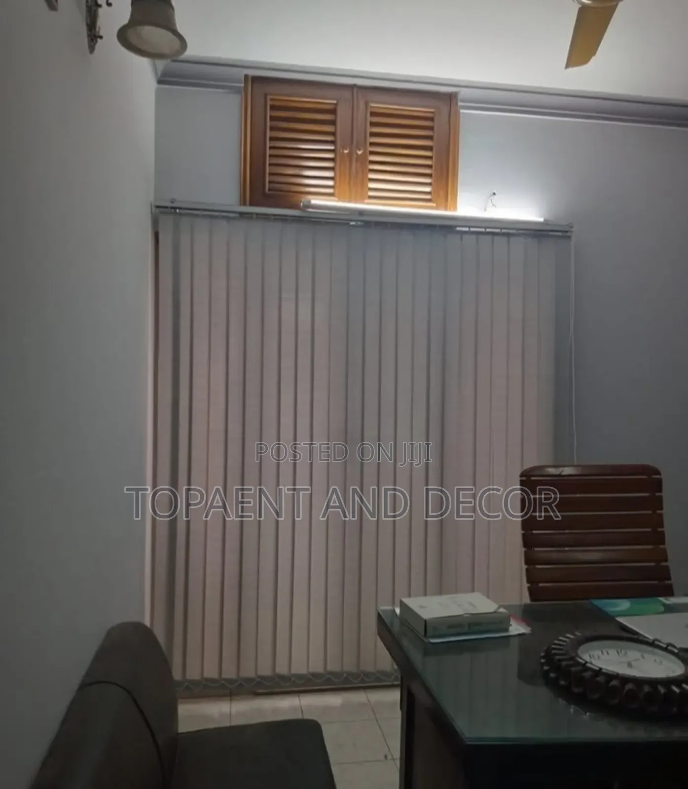 Vertical Window Blinds With Soft Light Effects