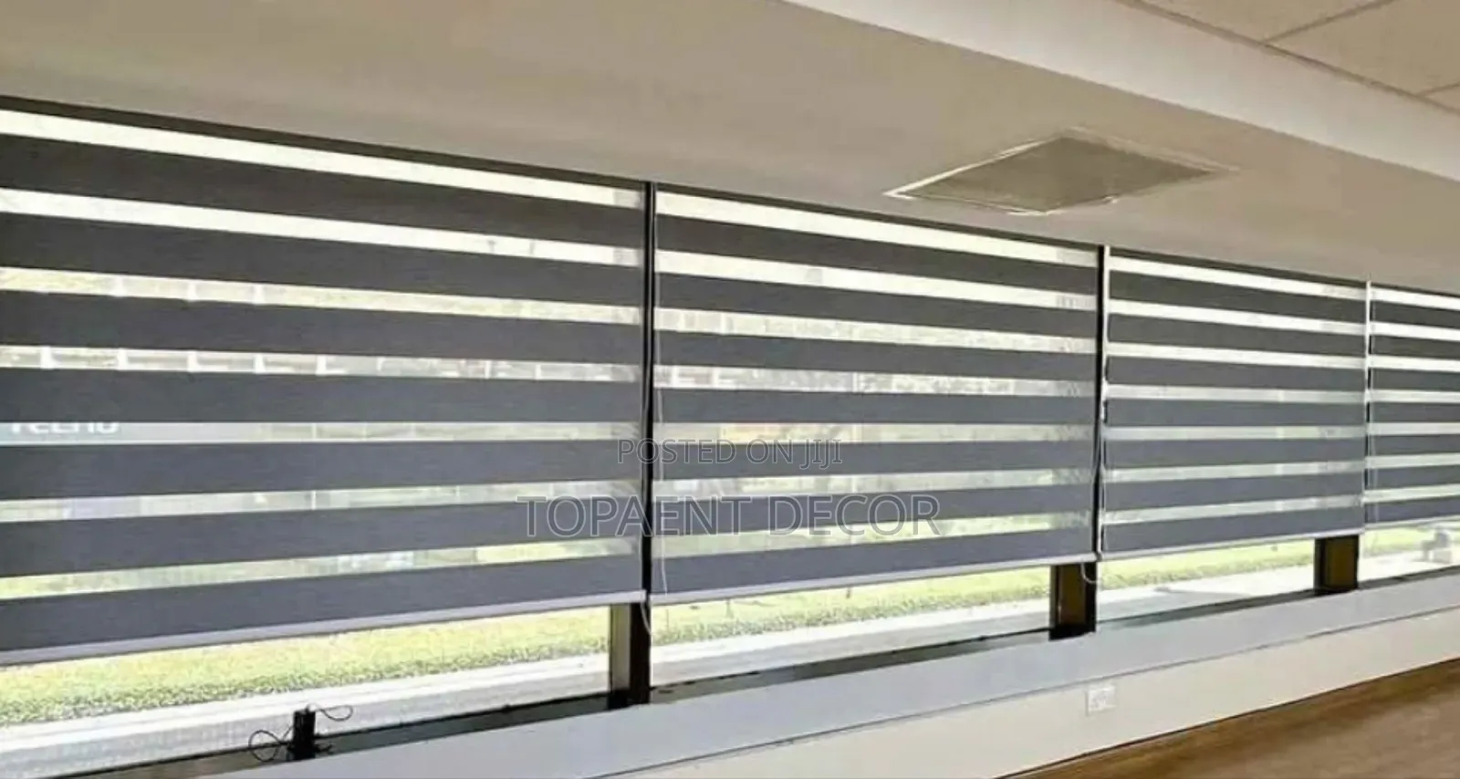 Wide Window Solar Minimizer Horizontal Office Window Blinds