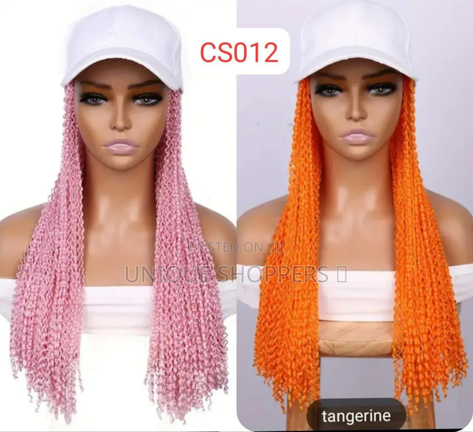 Zizi Baseball Corn Wisker Hat Wigs