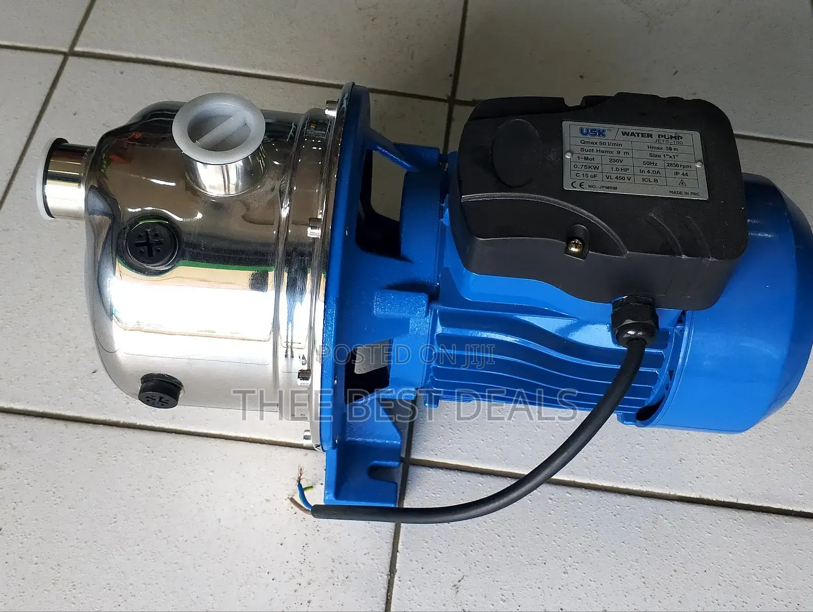 Usk Water Pump 1hp Stainless Head