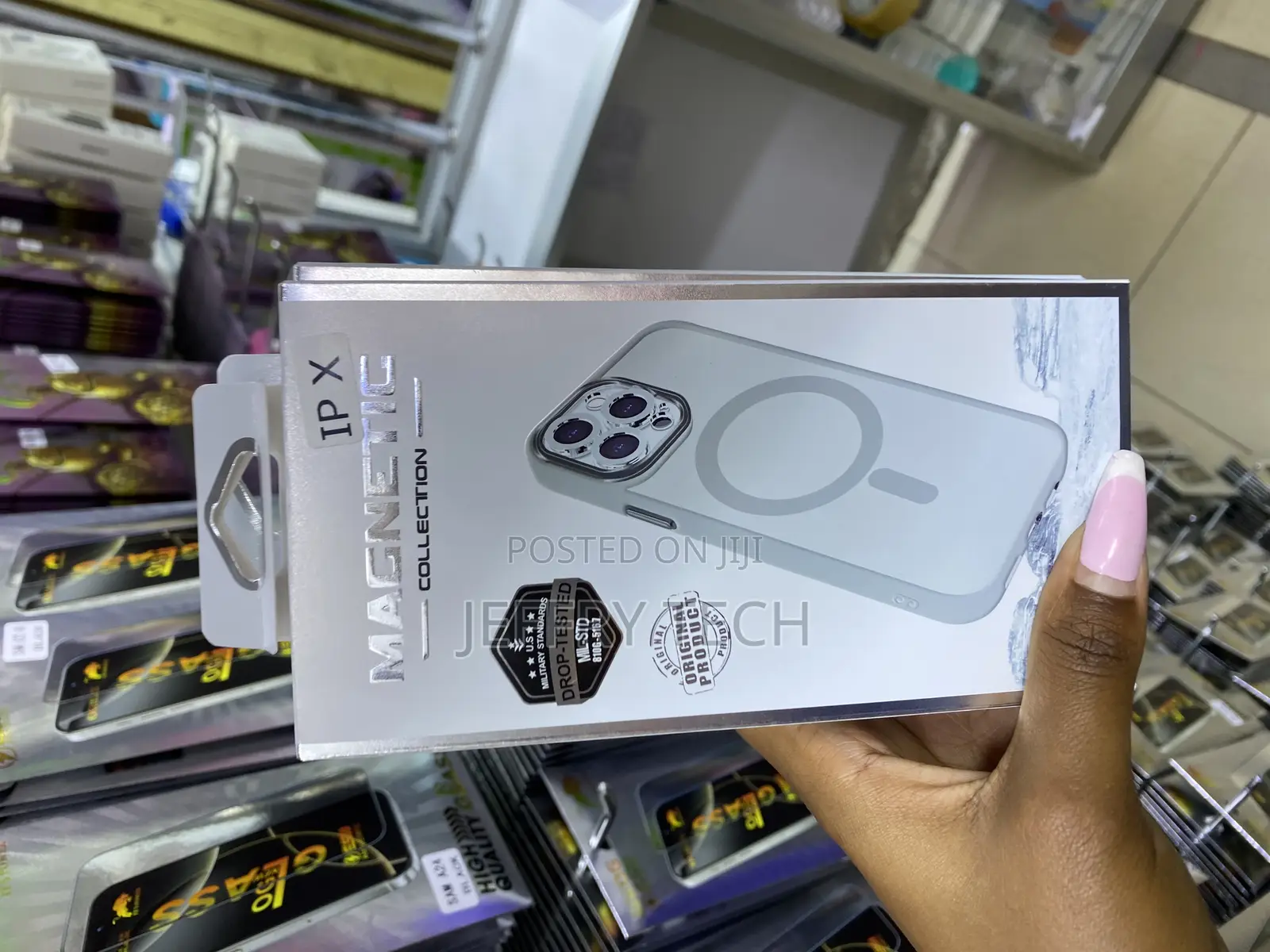 Tendlin Magnetic Compatible Crystal Clear Case for iPhone X/Xs