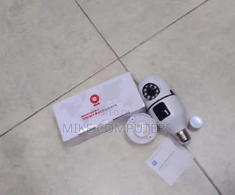 Night Vision Dual Lens Bulb CCTV Full Hd Smart Wifi Security Camera