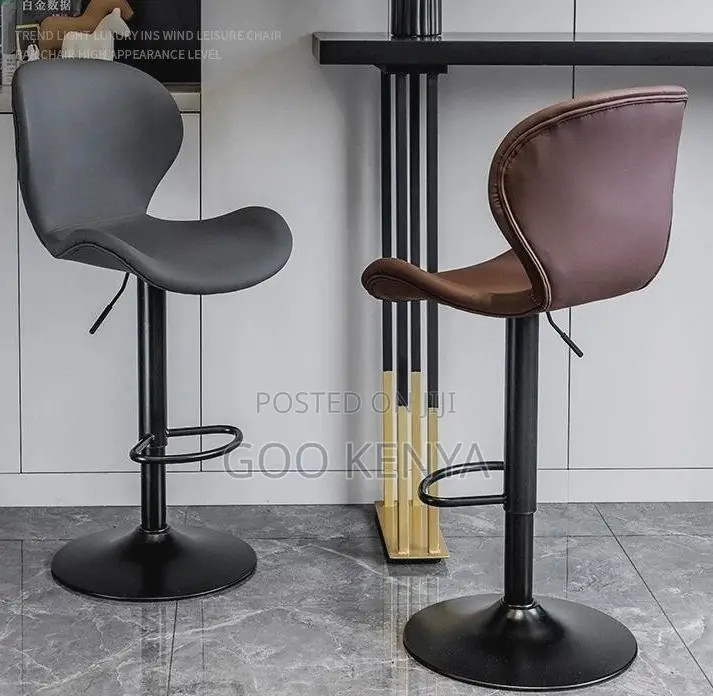 Home Bar Stool; Comfortable Adjustable Fabric Counter Stool