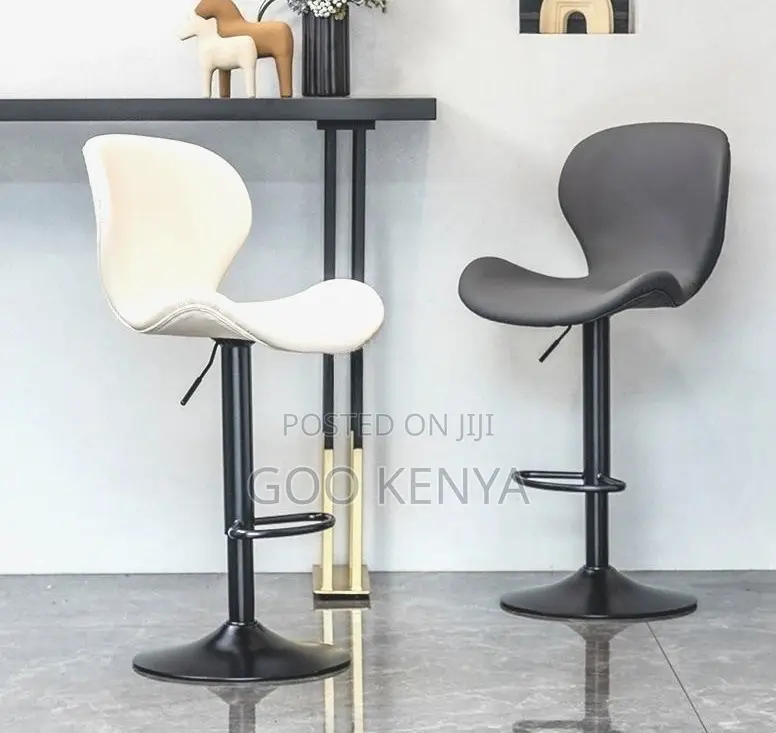 Home Bar Stool; Comfortable Adjustable Fabric Counter Stool