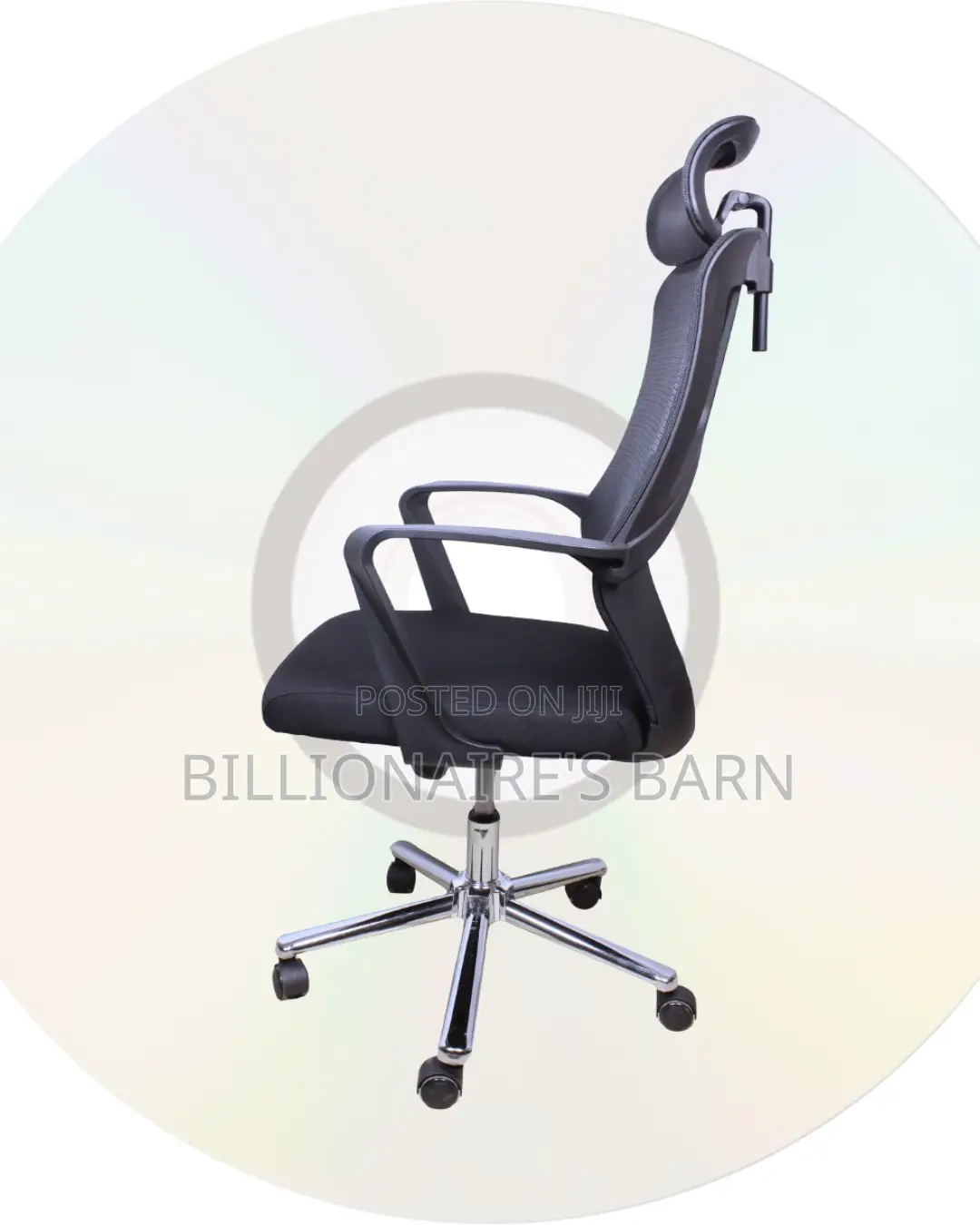 Heavy-Duty High Back Mesh Office Chair — Ideal for Long Zoom Sessions