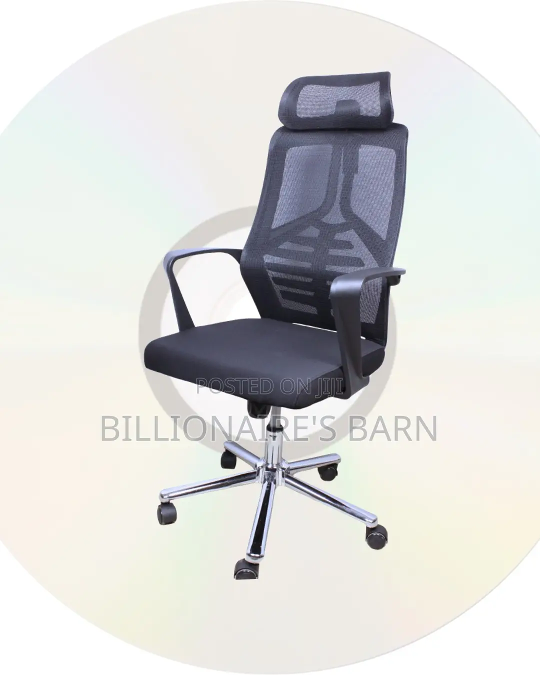 Heavy-Duty High Back Mesh Office Chair — Ideal for Long Zoom Sessions