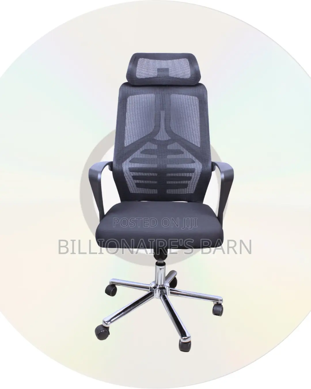 Heavy-Duty High Back Mesh Office Chair — Ideal for Long Zoom Sessions