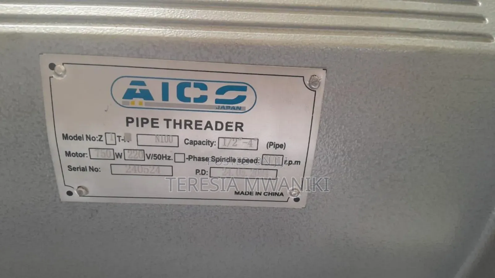 Pipe  Threader 1/2"-2"