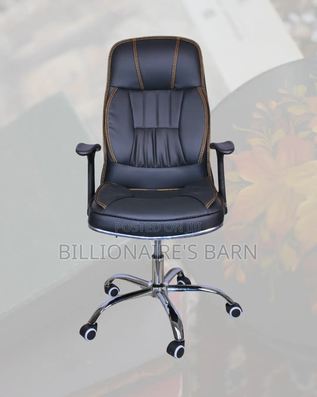 Executive Leather Office Chair (Orthopedic) — Moving Fast